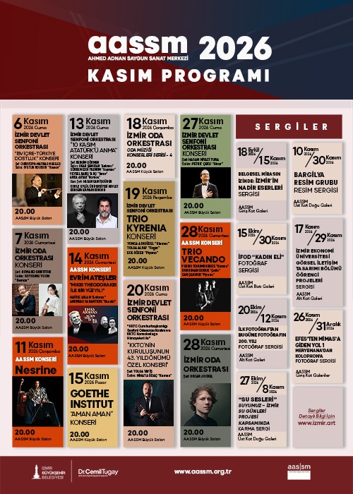 AASSM Kasım Ayı Programı